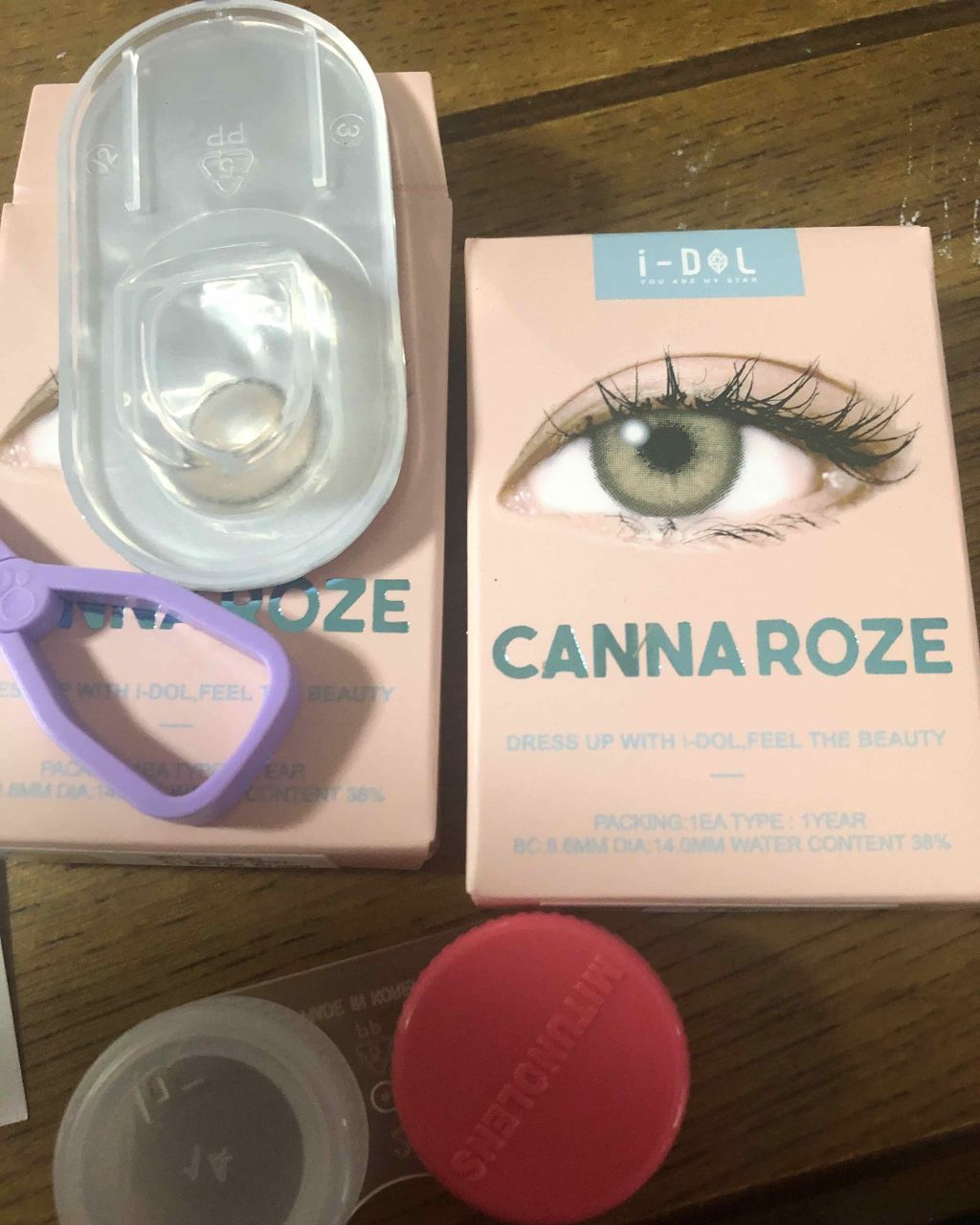 CANNA ROZE 1year/URIA i-DOL/カラーコンタクトレンズを使ったクチコミ（1枚目）