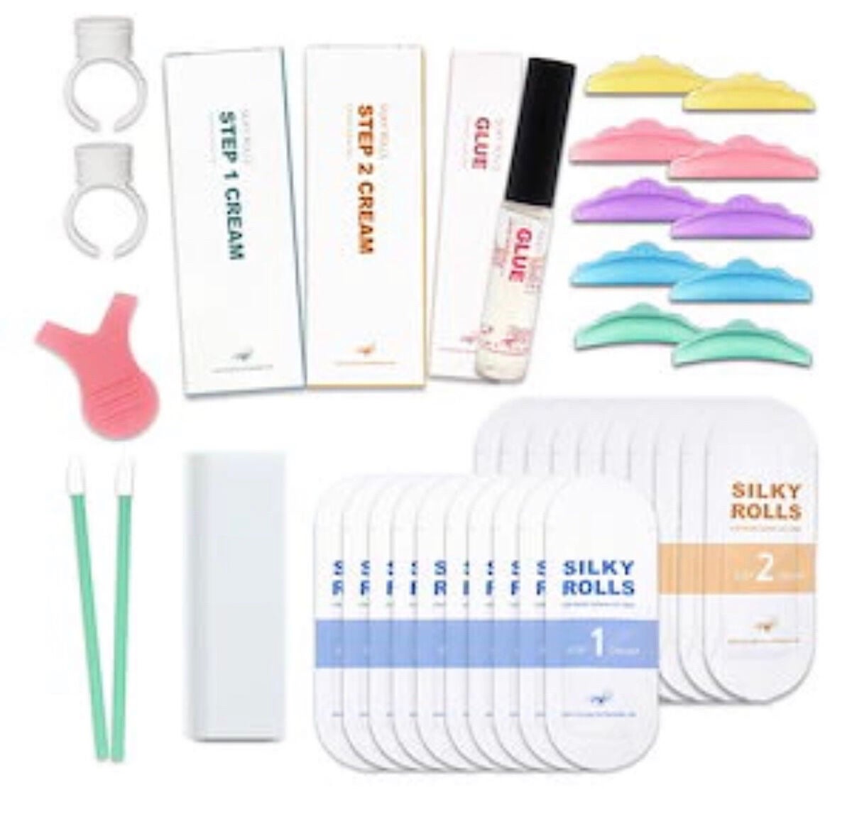 EYE2IN 低刺激 セルフプロ用 まつげパーマ 3種 セット/Qoo10/その他キットセットを使ったクチコミ(2枚目)