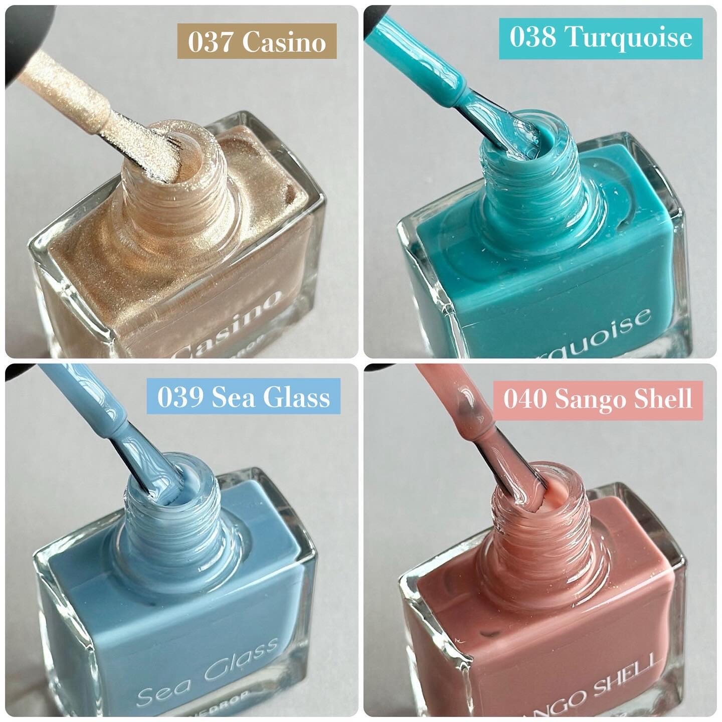 TONE DROP ネイルポリッシュ 039 Sea Glass/D-UP/マニキュアを使ったクチコミ（2枚目）