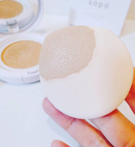 クッションファンデ/sopo/クッションファンデーションを使ったクチコミ(4枚目)