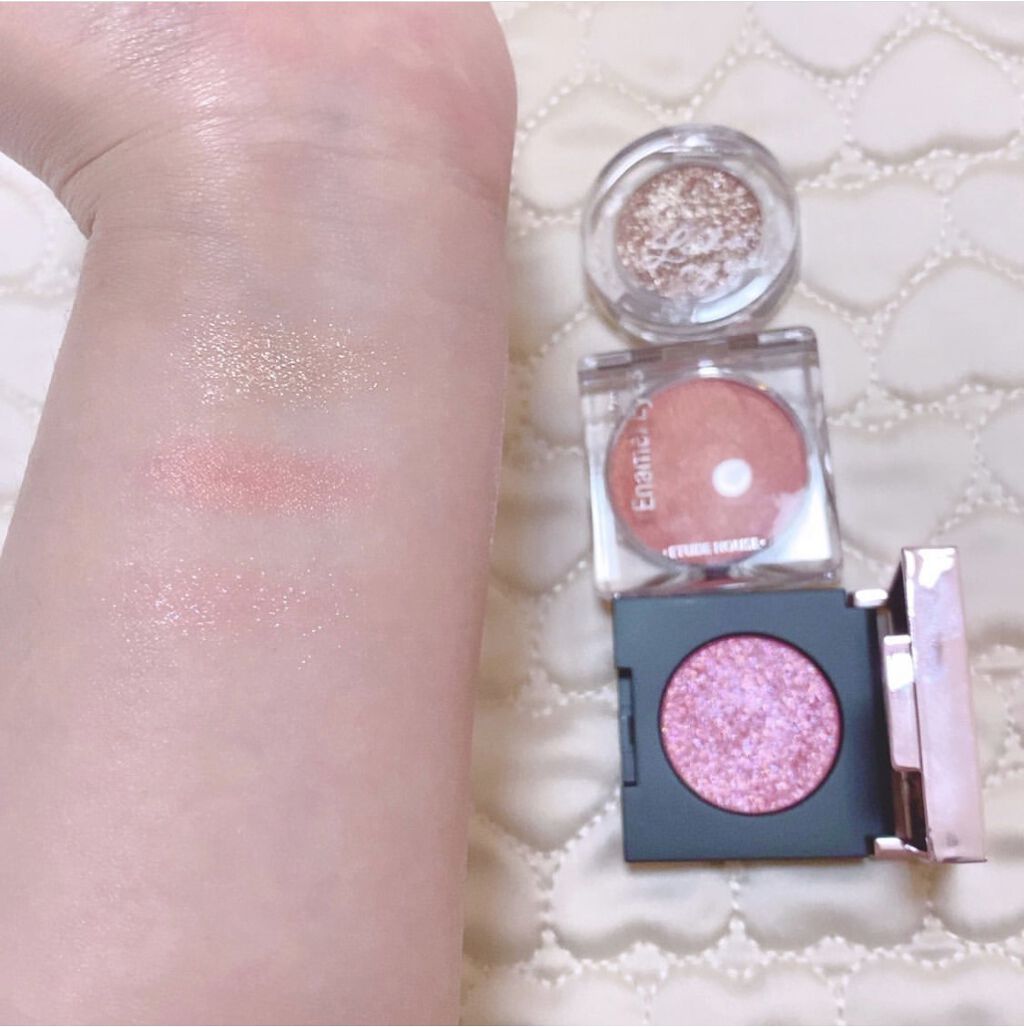 ディアマイ エナメルアイズ OR201 午後の一杯【生産終了】/ETUDE/ジェル・クリームアイシャドウを使ったクチコミ（2枚目）