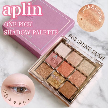 ワンピックアイシャドウパレット/APLIN/アイシャドウパレットを使ったクチコミ(1枚目)