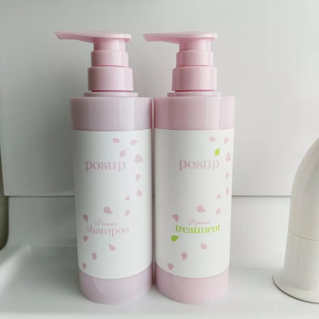 ポスプ プレミアムシャンプー/プレミアムトリートメント/posup/市販シャンプーを使ったクチコミ(2枚目)