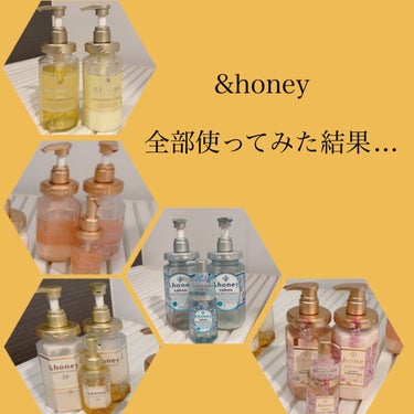 ディープモイスト シャンプー1.0／ヘアトリートメント2.0/&honey/シャンプー・コンディショナーを使ったクチコミ（1枚目）