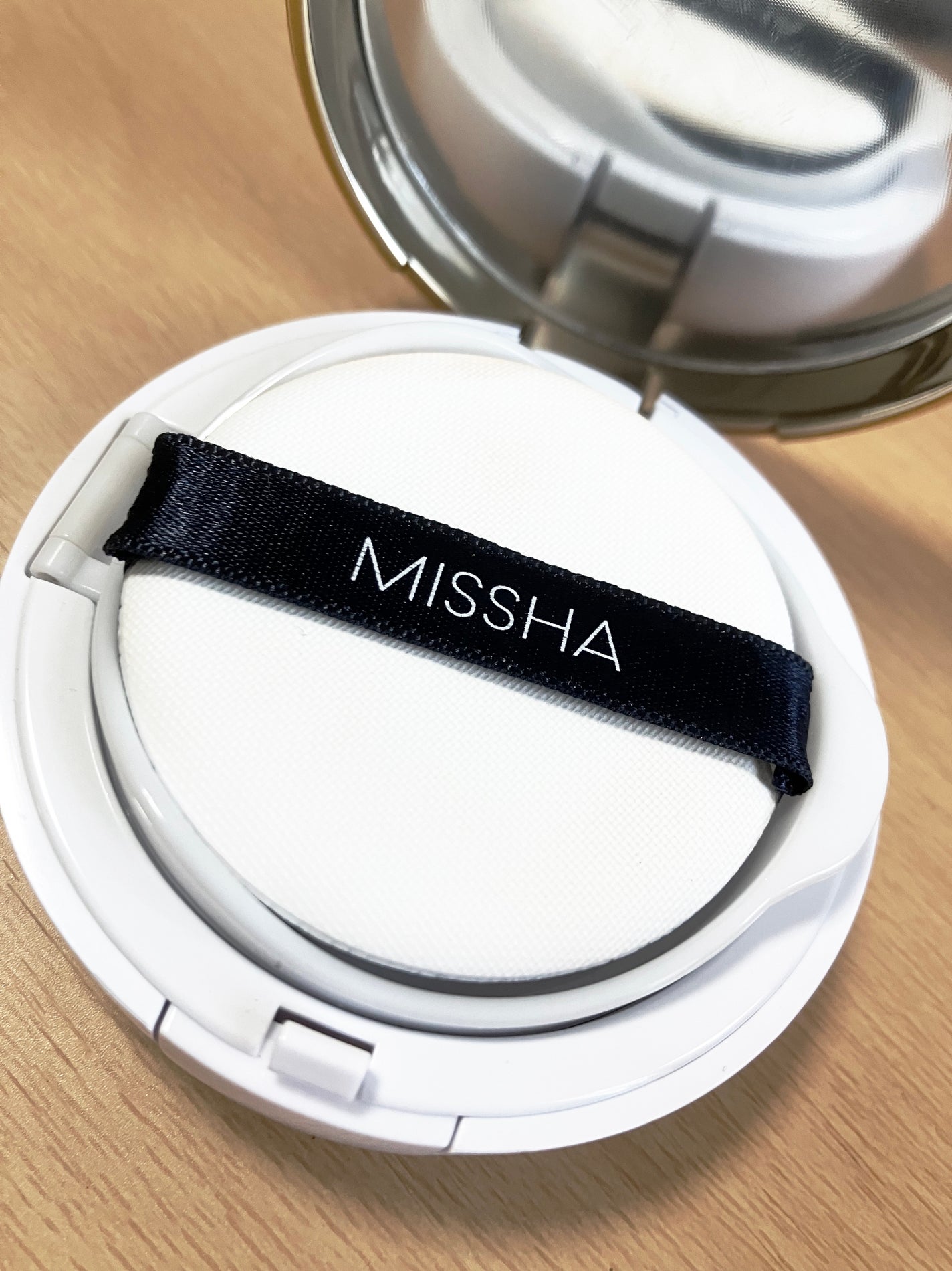 M クッション ファンデーション(モイスチャー)/MISSHA/クッションファンデーションを使ったクチコミ(2枚目)