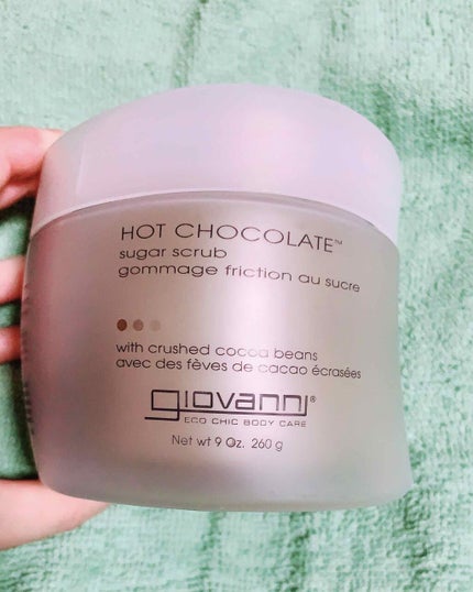 ジョヴァンニ シュガー ボディスクラブ ホットチョコレート/giovanni/ボディスクラブを使ったクチコミ(1枚目)