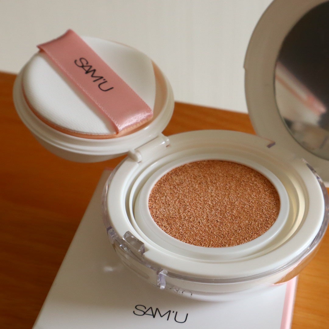 センシティブピュア&ピュアクッション/SAM'U/クッションファンデーションを使ったクチコミ(1枚目)