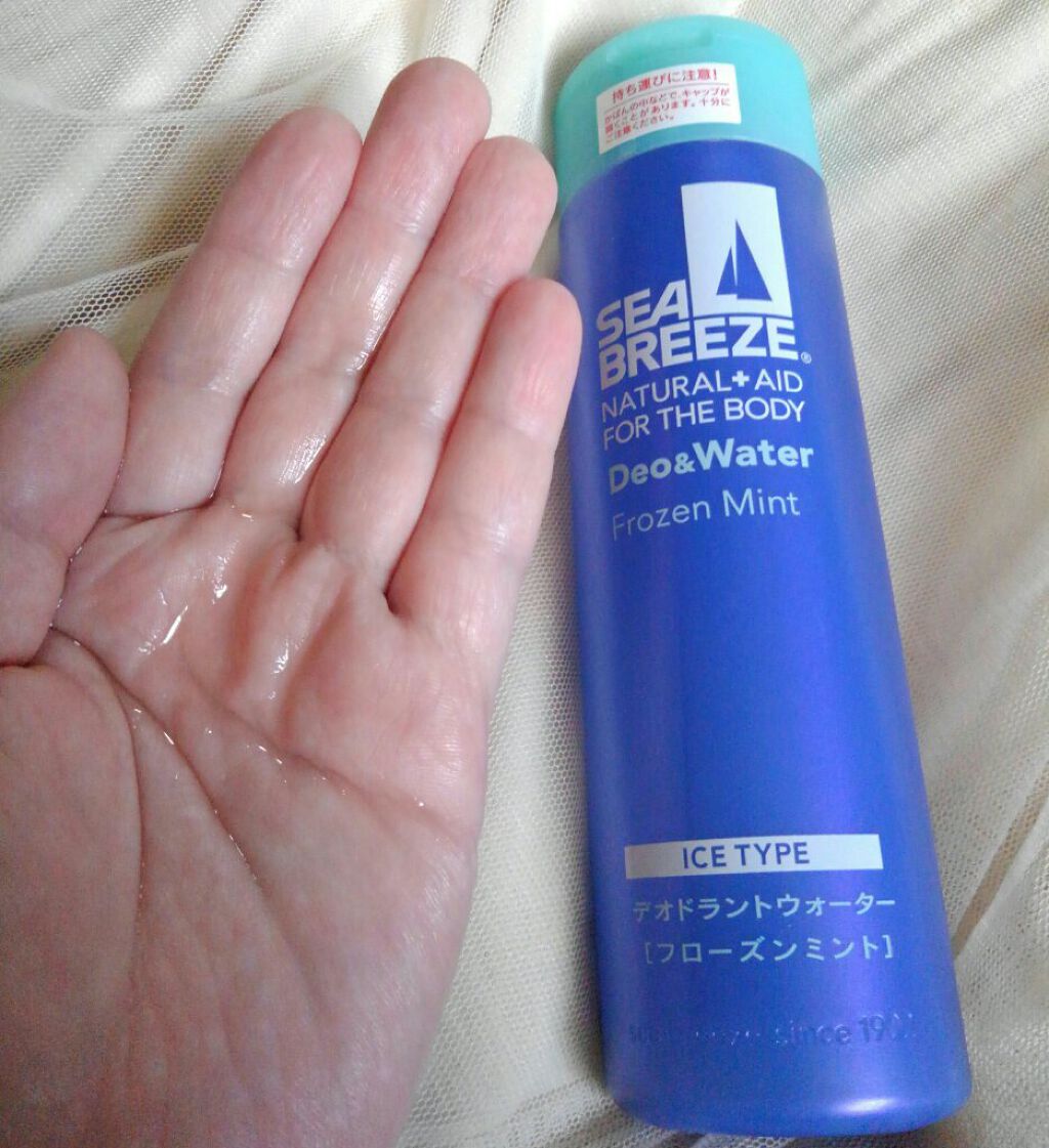 デオ＆ウォーター アイスタイプ I (フローズンミント)/シーブリーズ/デオドラント・制汗剤を使ったクチコミ（1枚目）