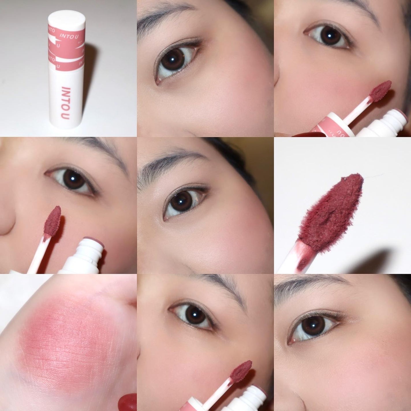 スーパーマットリップ&チークマッド/INTO U/口紅を使ったクチコミ(3枚目)