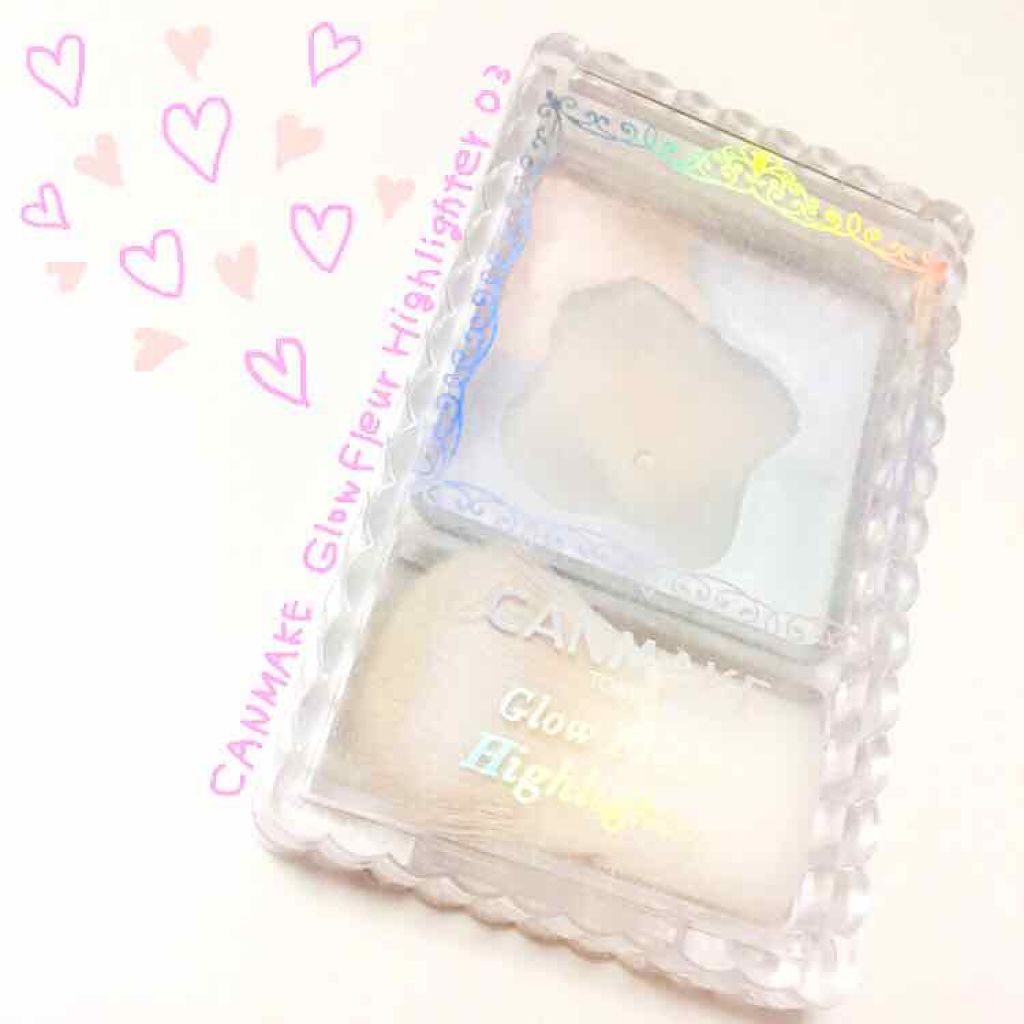 グロウフルールハイライター/キャンメイク/パウダーハイライトを使ったクチコミ（1枚目）