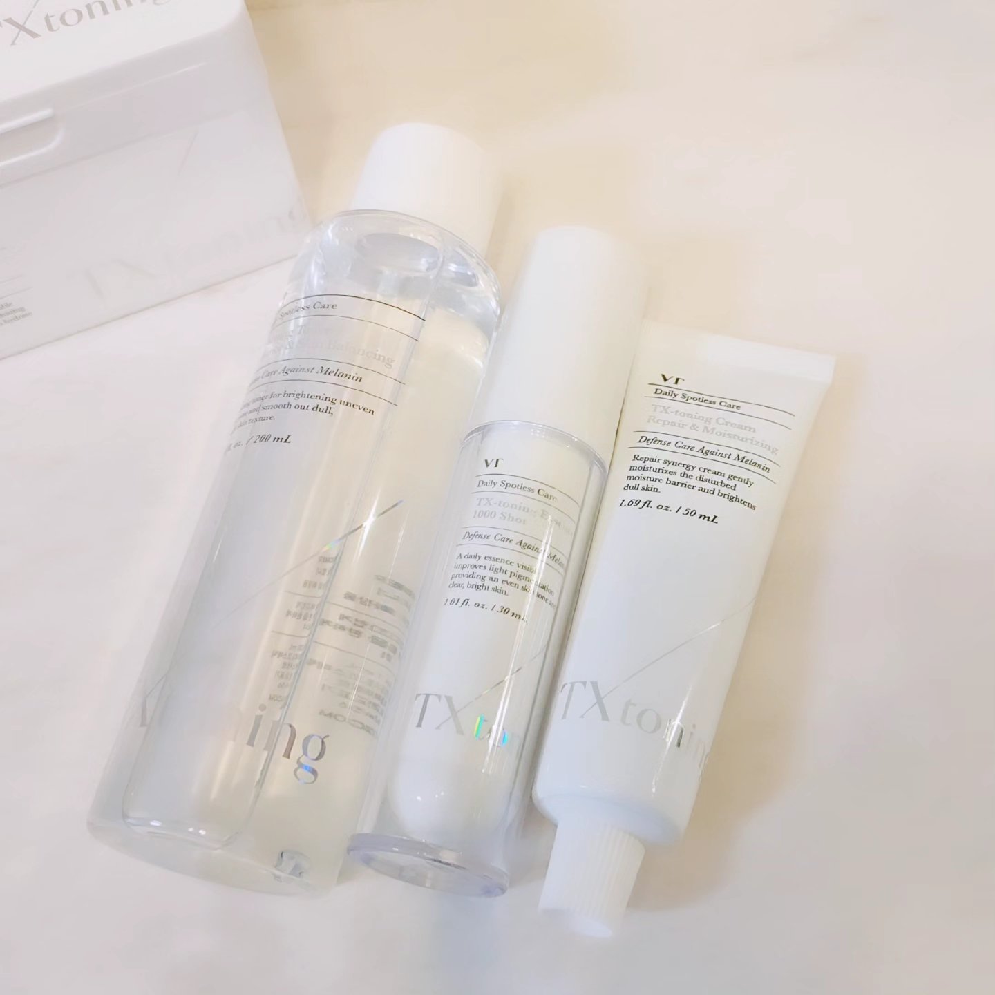 TXトーニングクリーム/VT/フェイスクリームを使ったクチコミ（3枚目）