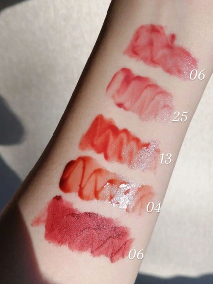 ジューシーラスティングティント/rom&nd/リップティントを使ったクチコミ(5枚目)