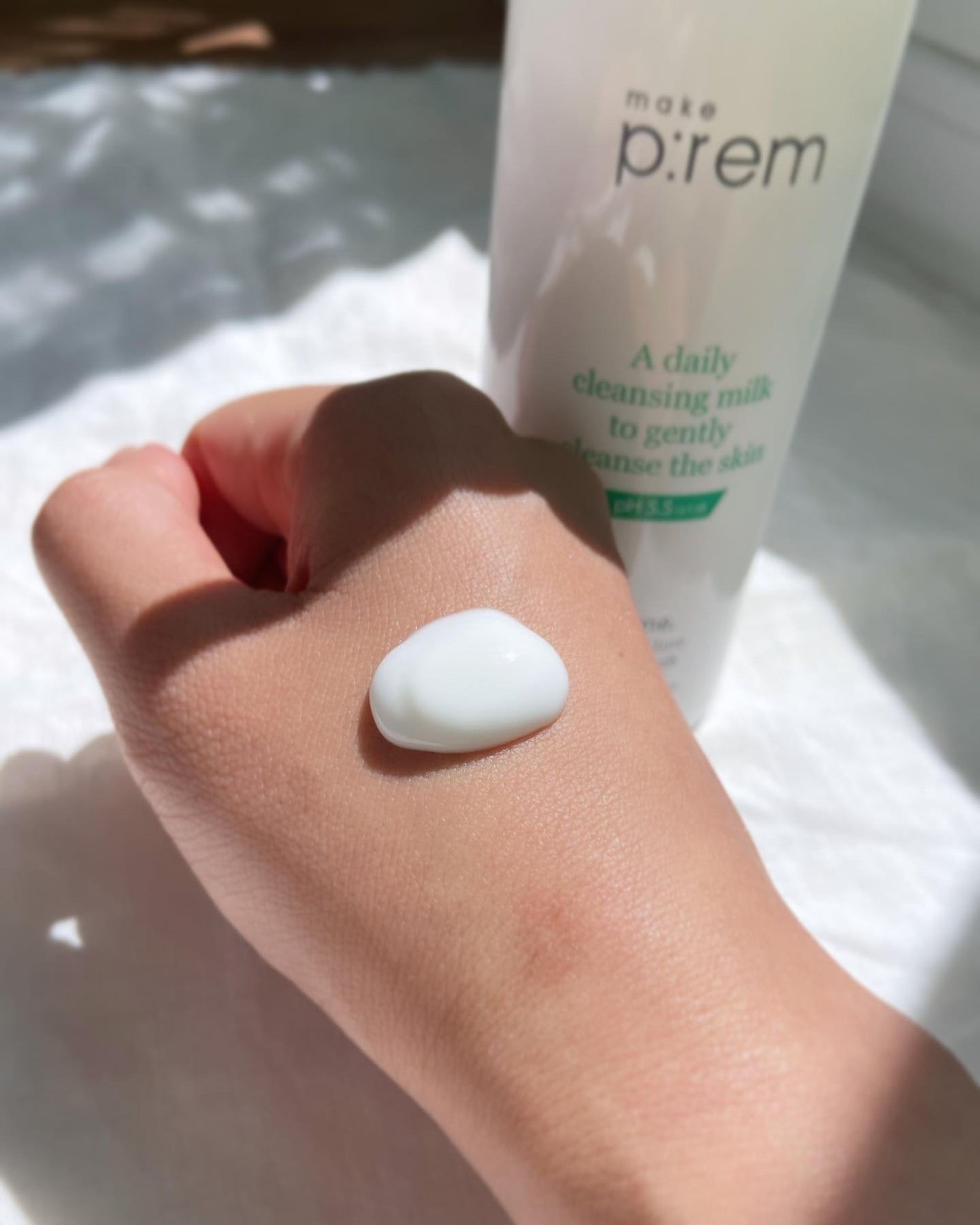 セーフミー リリーフモイスチャー クレンジングミルク /make prem/ミルククレンジングを使ったクチコミ(2枚目)