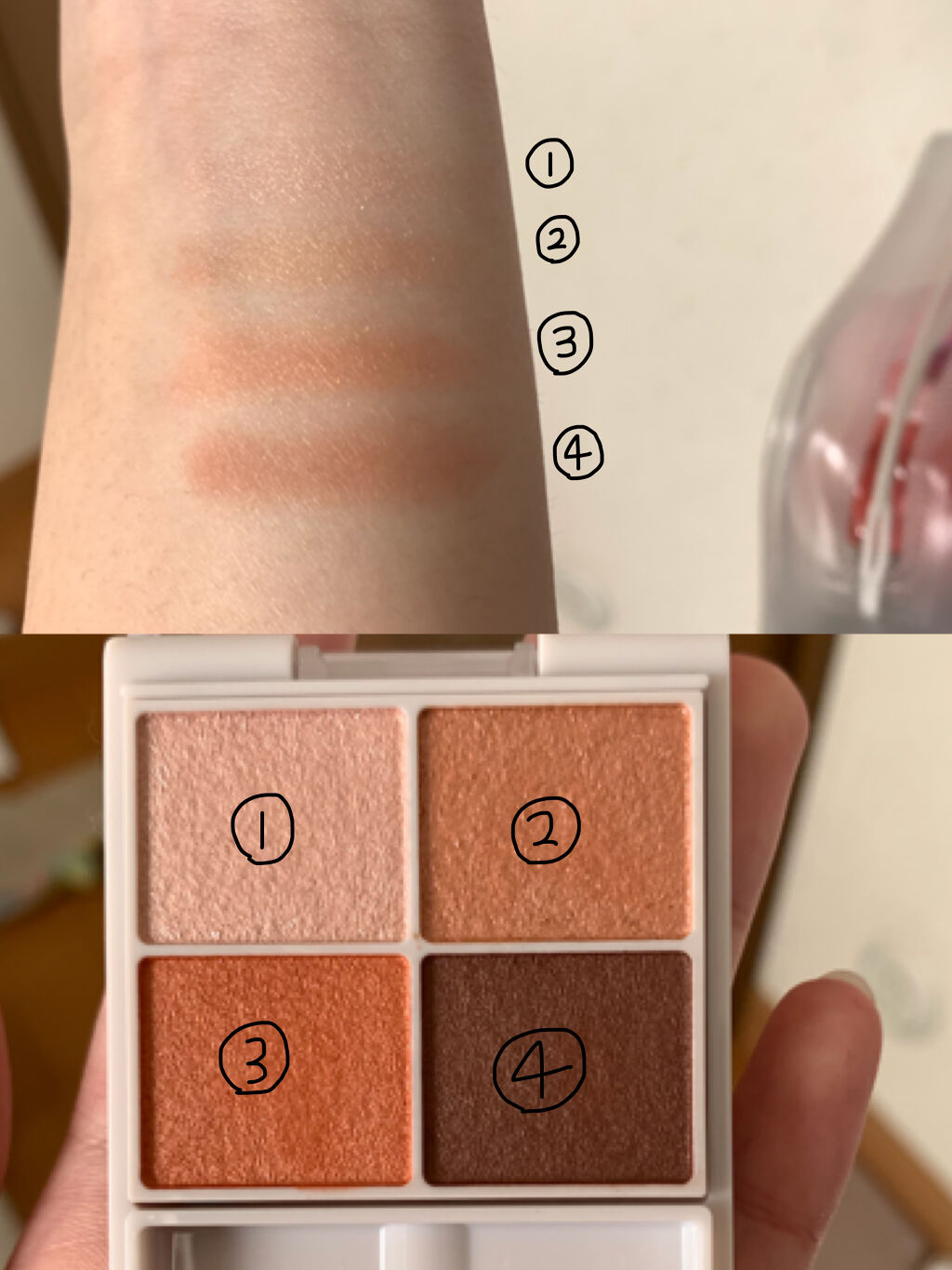 シルキースフレアイズ/キャンメイク/アイシャドウパレットを使ったクチコミ（3枚目）