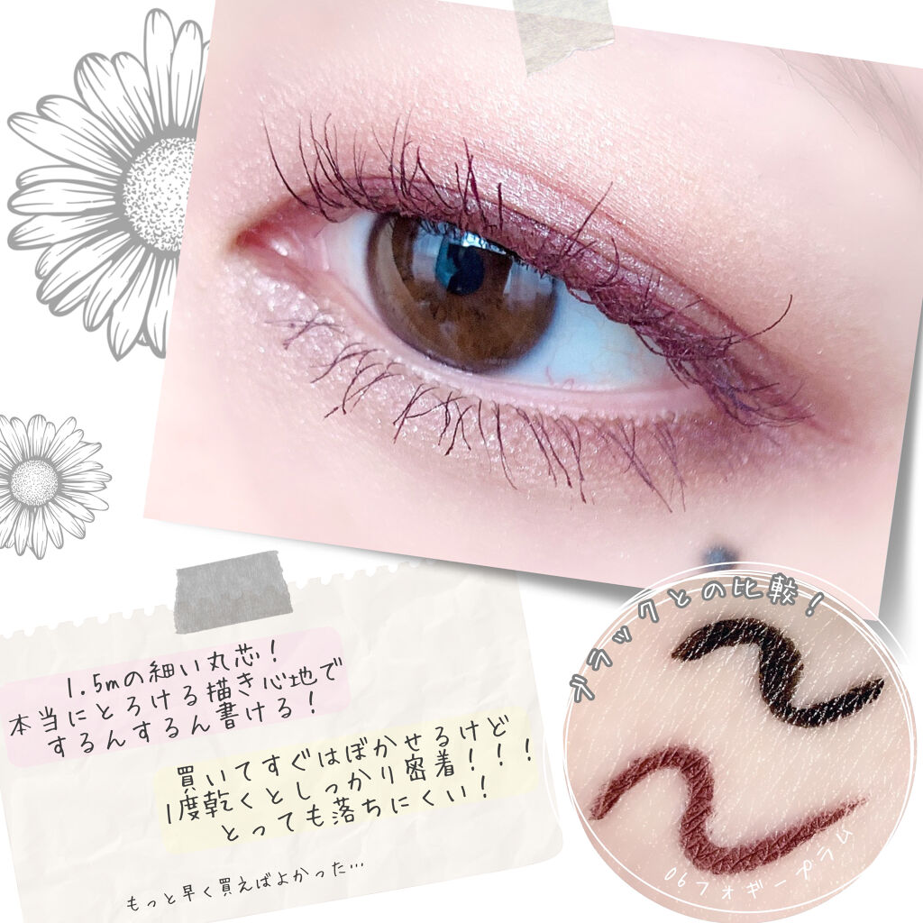 クリーミータッチライナー/キャンメイク/ジェルアイライナーを使ったクチコミ（2枚目）