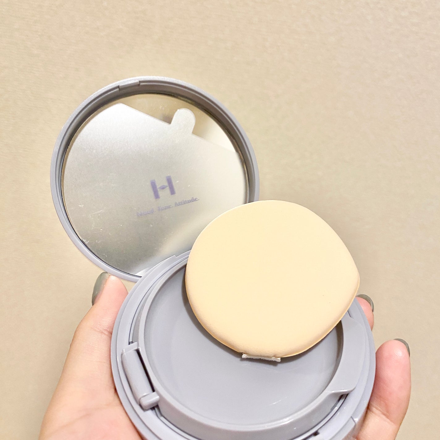 セカンドスキンメッシュマットクッション/hince/クッションファンデーションを使ったクチコミ(3枚目)