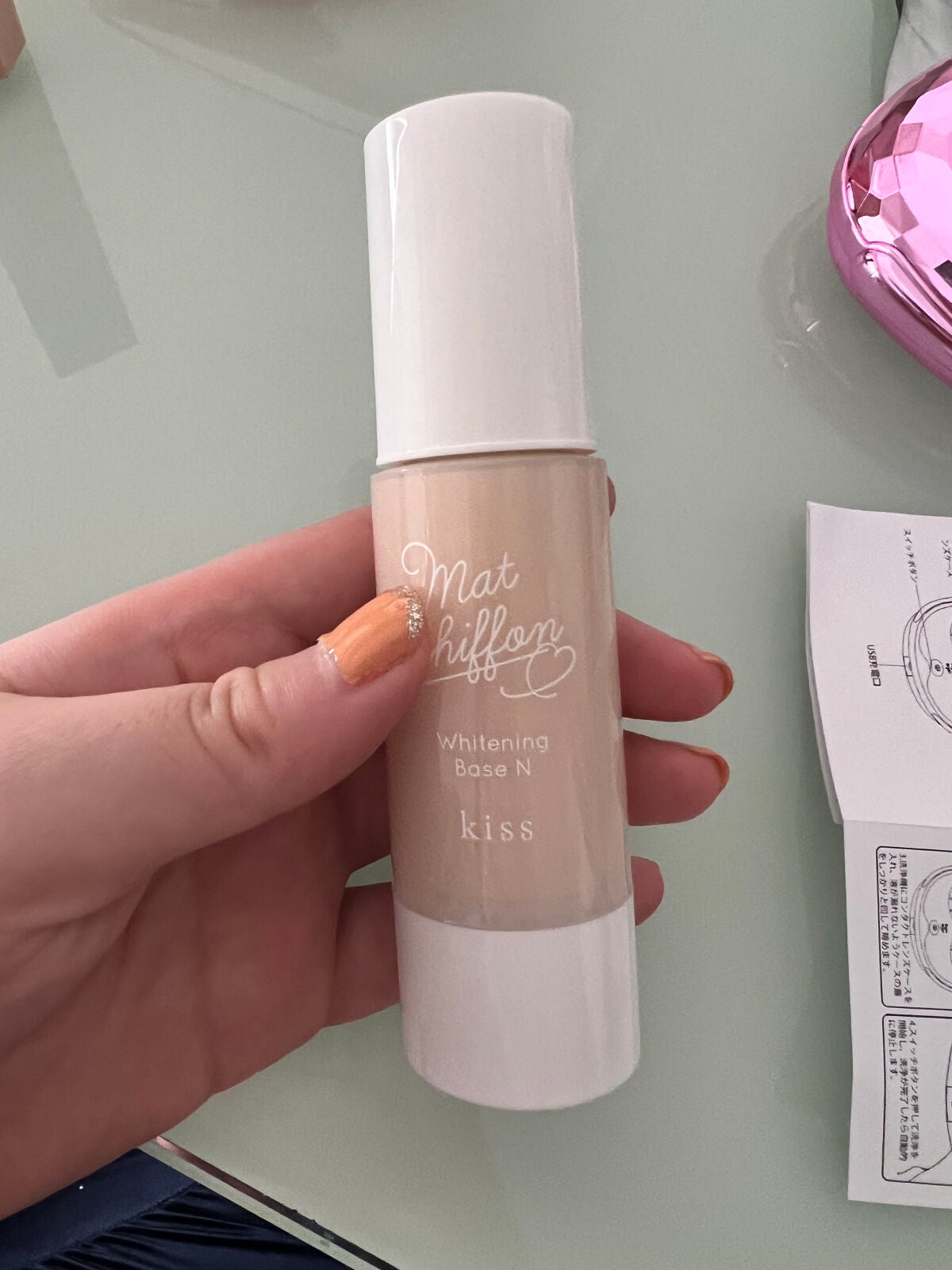 マットシフォン UVホワイトニングベースN/KiSS/化粧下地を使ったクチコミ(1枚目)