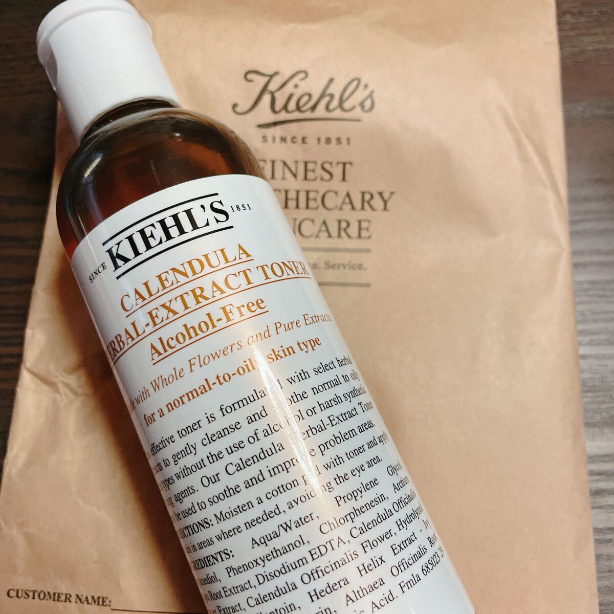 キールズ ハーバル トナー CL アルコールフリー 250ml/Kiehl's/化粧水を使ったクチコミ（1枚目）