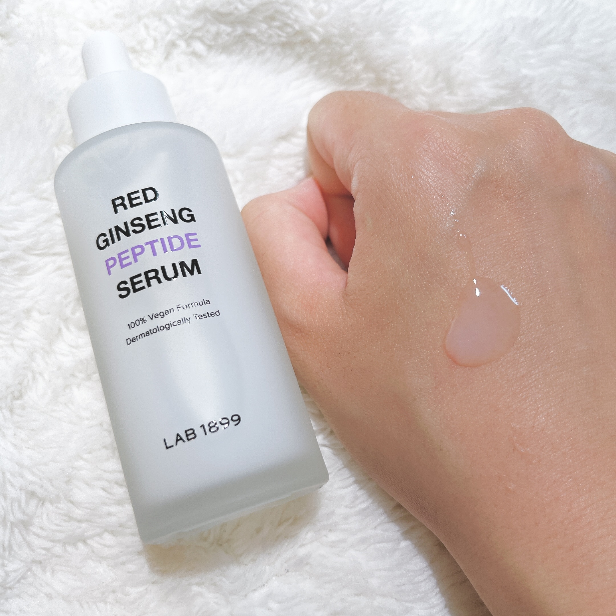 LAB 1899 RED GINSENG ペプチドセラム/LAB 1899/美容液を使ったクチコミ（2枚目）
