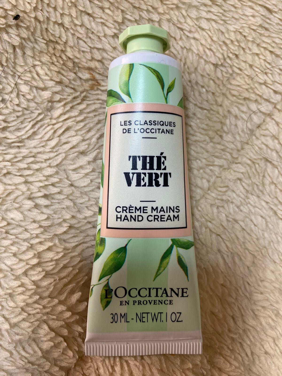 グリーンティ ハンドクリーム/L'OCCITANE/ハンドクリームを使ったクチコミ(1枚目)