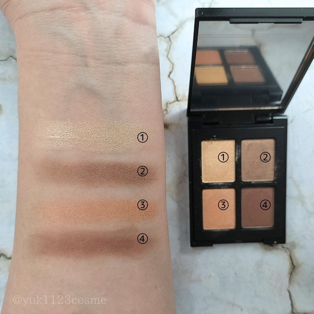 エトワルローズ 4色アイシャドウ/Étoile Rose/アイシャドウパレットを使ったクチコミ(2枚目)