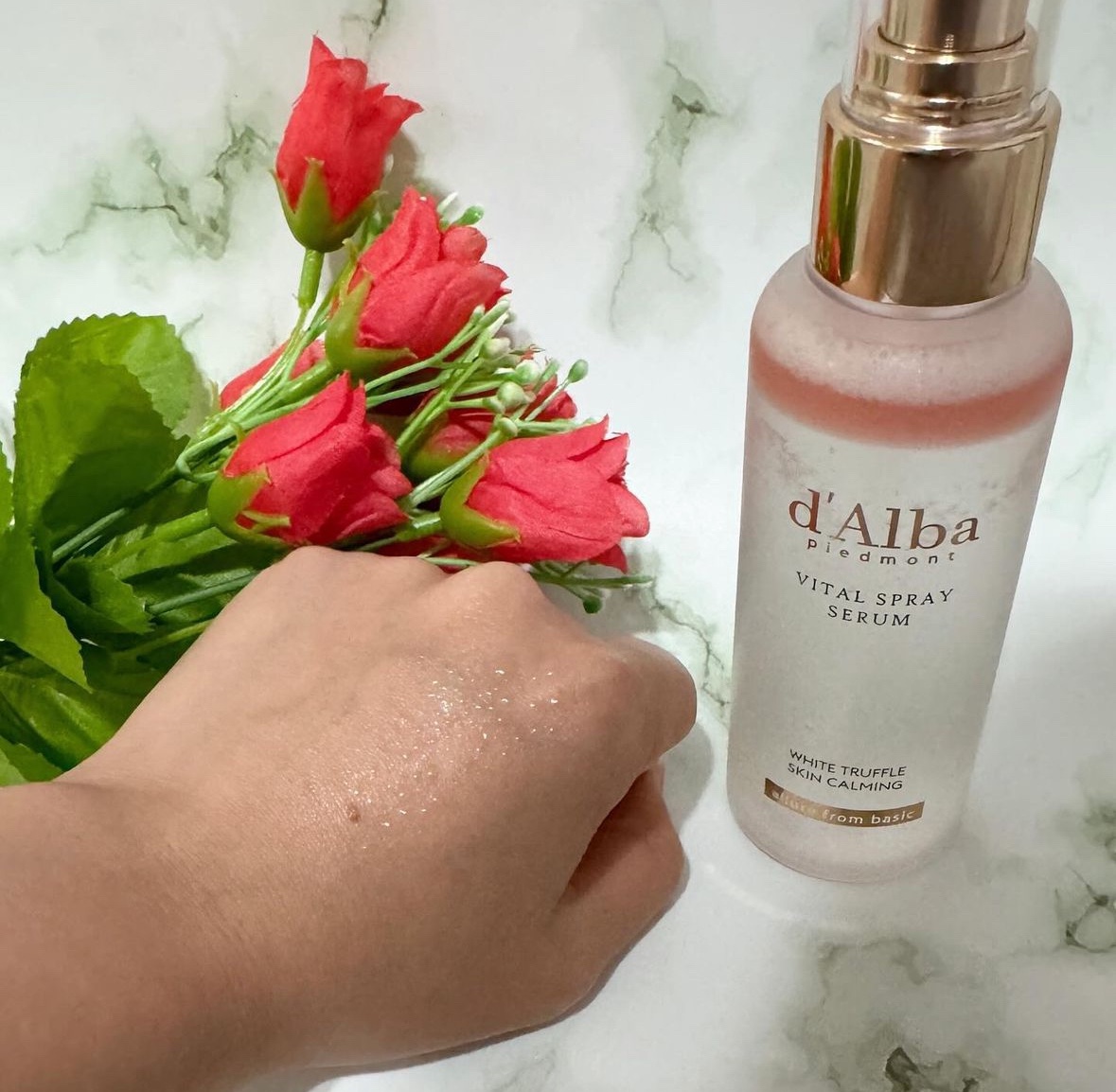 ダルバ ホワイトトリュフバイタルスプレーセラム/ダルバ/ミスト状化粧水を使ったクチコミ（3枚目）