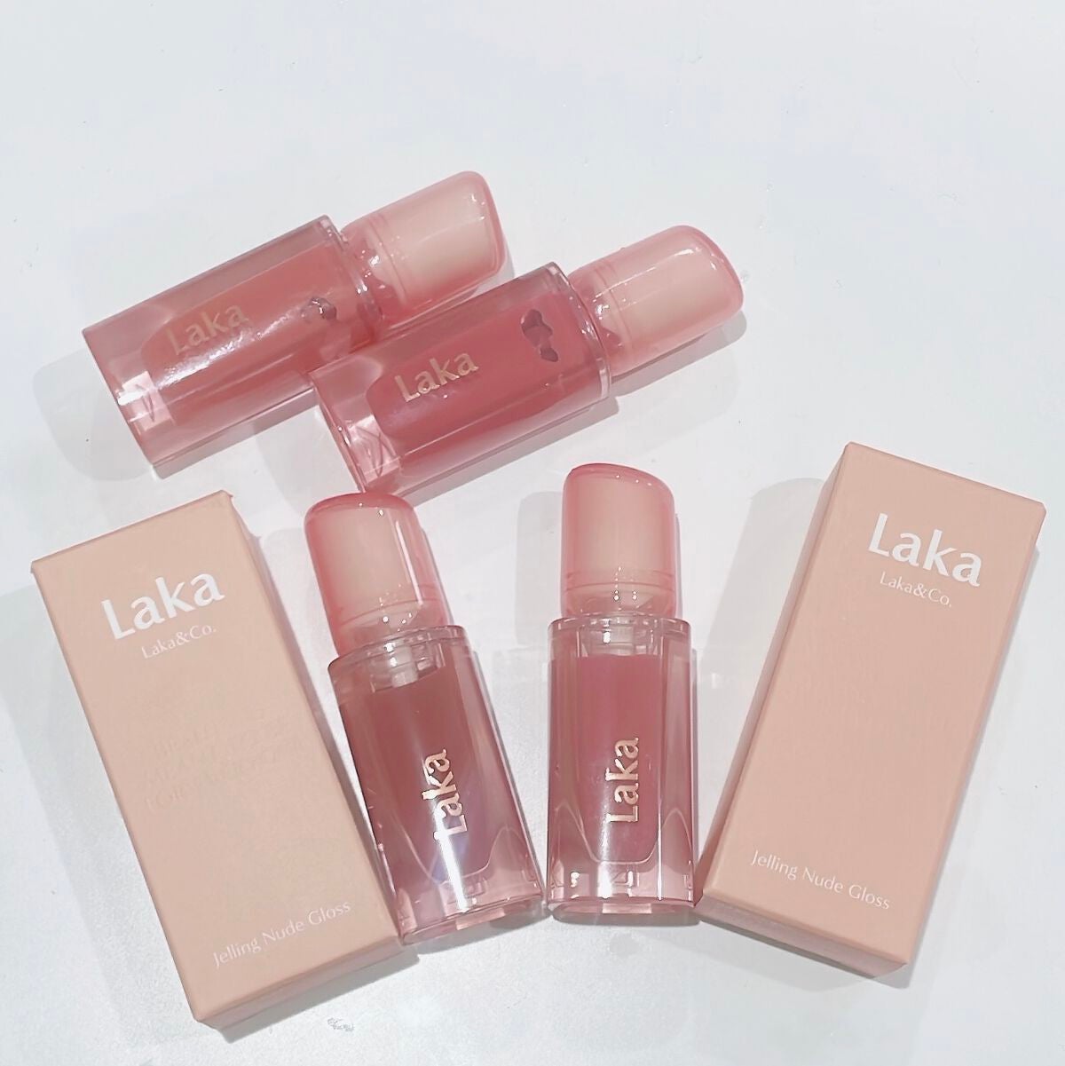 ジェリーイングヌードグロス/Laka/リップグロスを使ったクチコミ(1枚目)