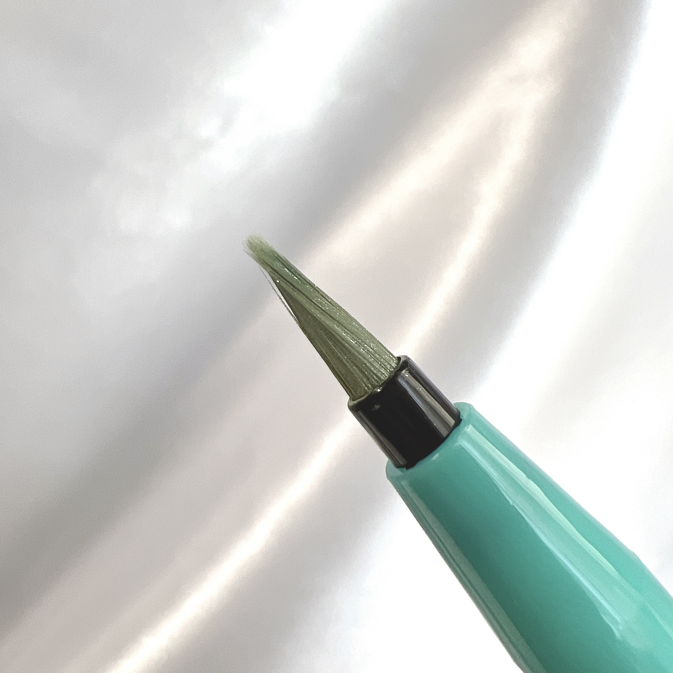 美容液カラーライナー 103 メタリックエメラルド/Borica/リキッドアイライナーを使ったクチコミ（2枚目）