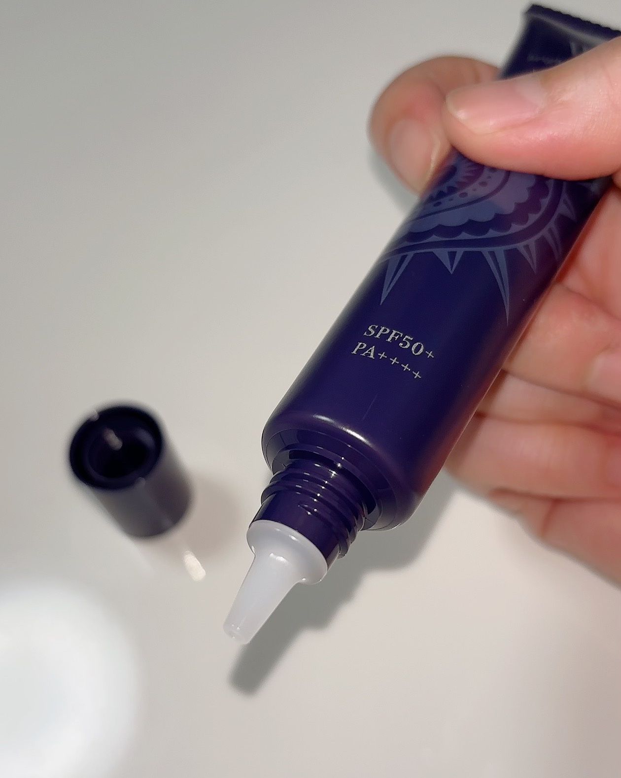 WHITE VEIL ブライトセラムUV/WHITE VEIL/日焼け止めローションを使ったクチコミ（3枚目）