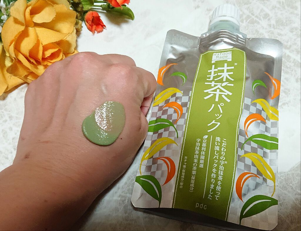 ワフードメイド 宇治抹茶パック/pdc/洗い流すパック・マスクを使ったクチコミ(2枚目)