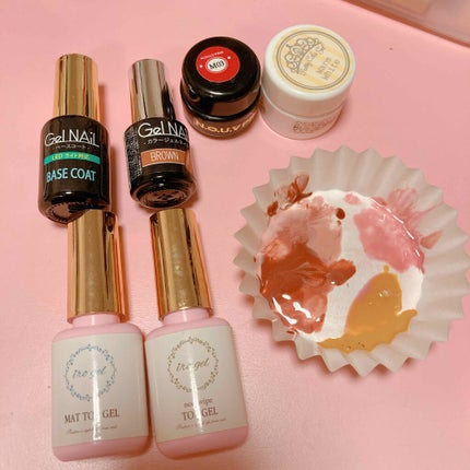 ジェルネイル(ライト対応)/セリア/ジェルネイルを使ったクチコミ(4枚目)