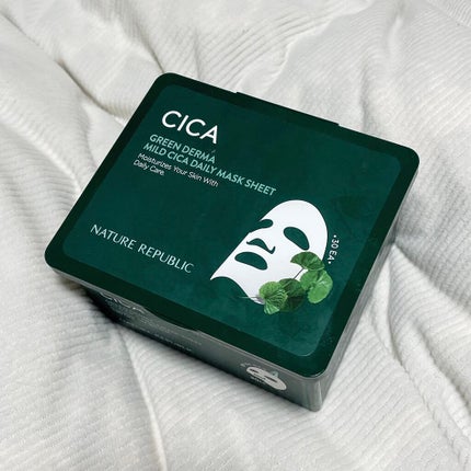 グリーンダーマCICA デイリーシートマスク/ネイチャーリパブリック/シートマスク・パックを使ったクチコミ(1枚目)