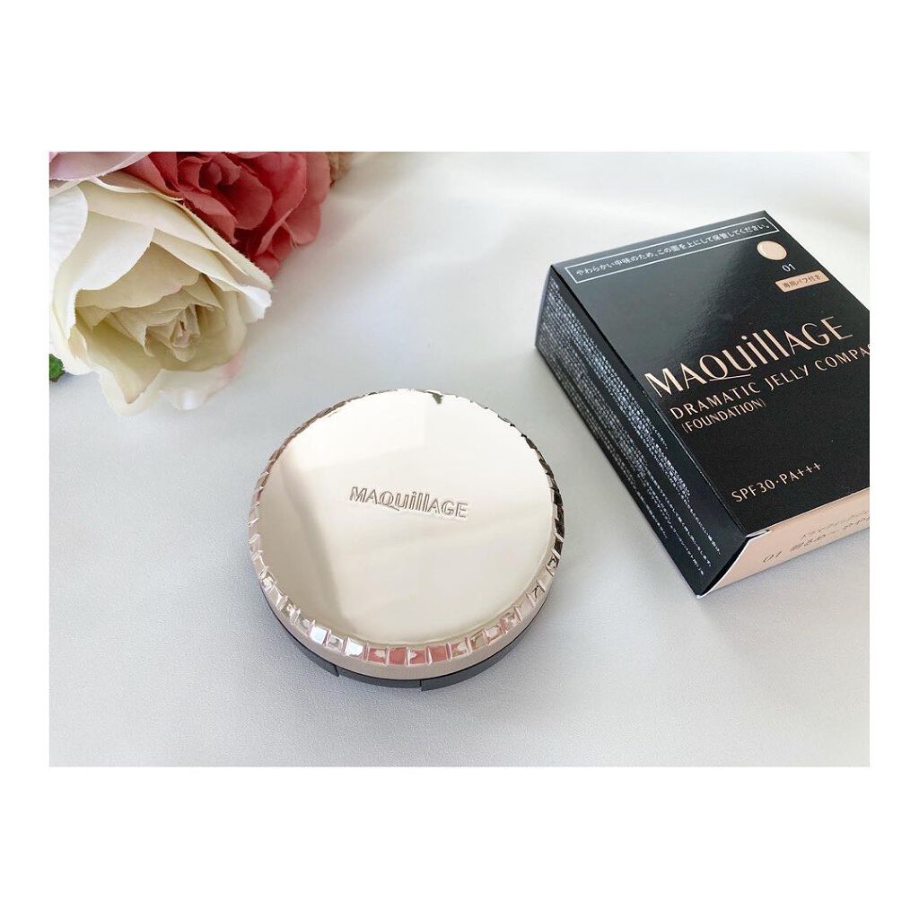 ドラマティックジェリーコンパクト/マキアージュ/クッションファンデーションを使ったクチコミ(1枚目)