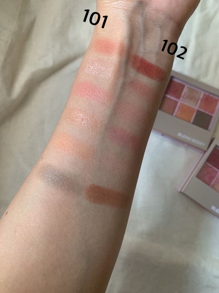 オーラクリエイション/BLEND BERRY/アイシャドウパレットを使ったクチコミ(4枚目)