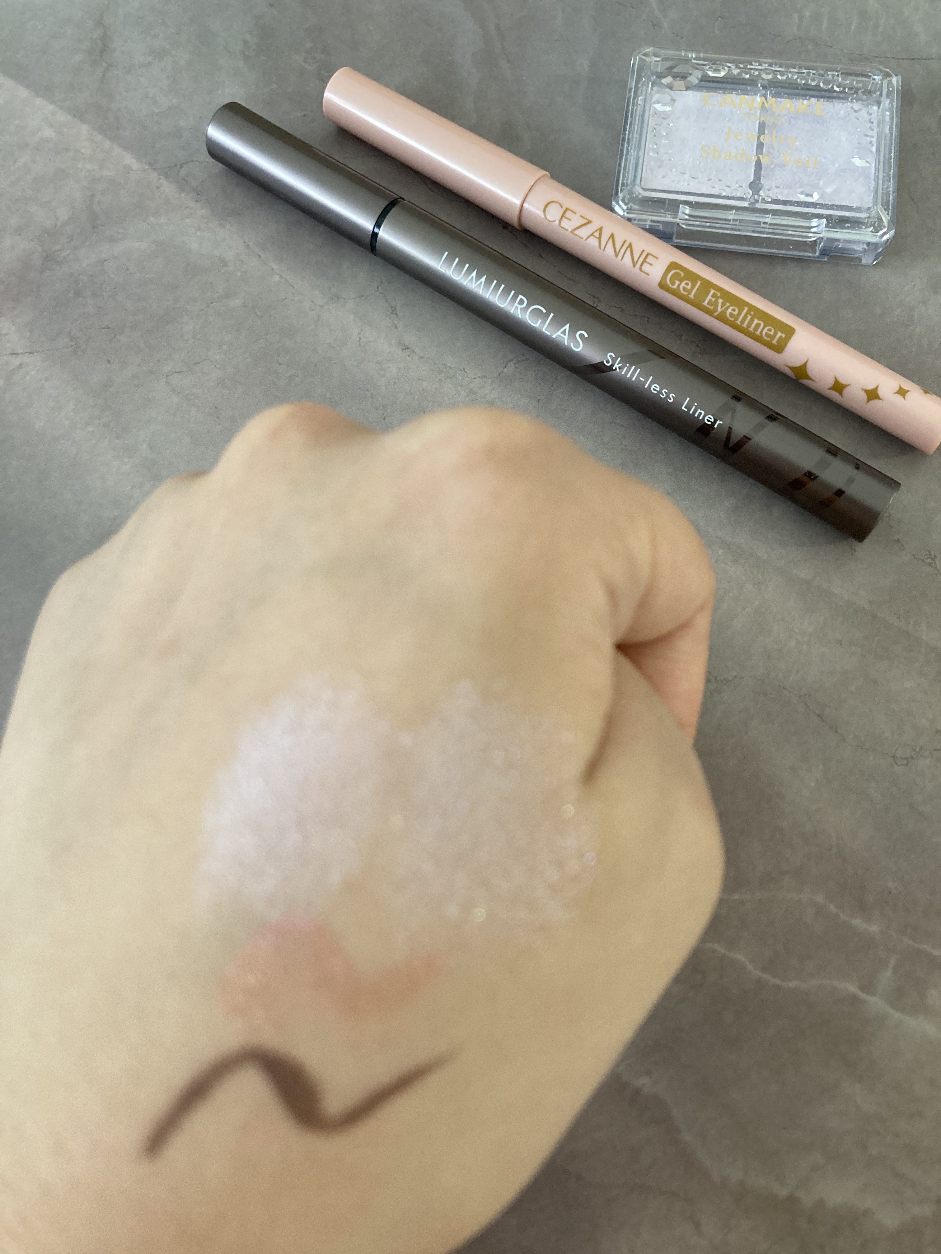 ジェルアイライナー/CEZANNE/ジェルアイライナーを使ったクチコミ（3枚目）