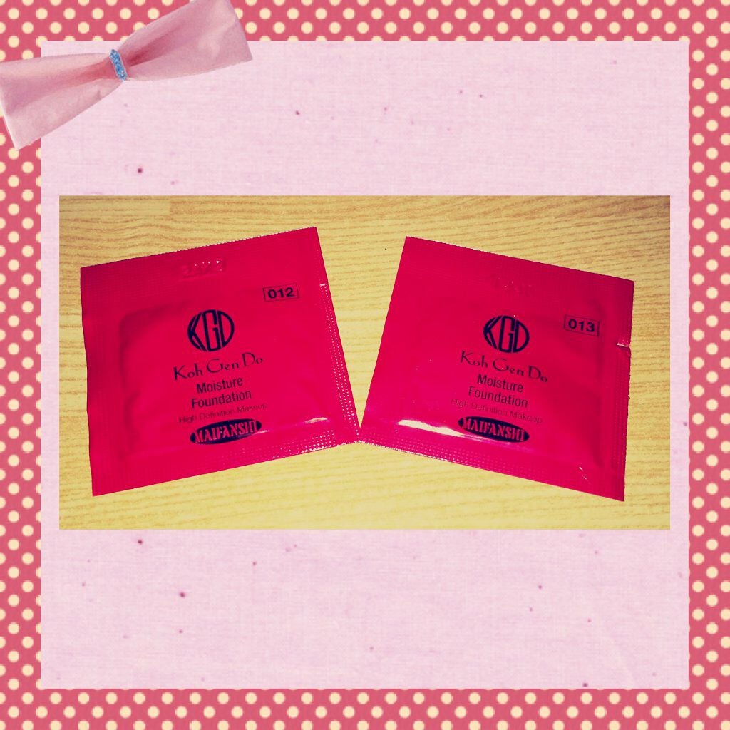 マイファンスィー モイスチャー ファンデーション/Koh Gen Do/クリーム・エマルジョンファンデーションを使ったクチコミ(1枚目)