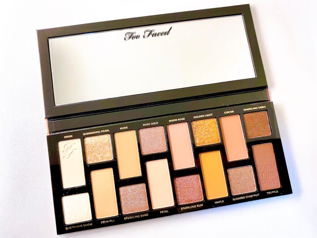 ボーン ディス ウェイ ザ ナチュラル ヌード アイシャドウ パレット/Too Faced/アイシャドウパレットを使ったクチコミ(1枚目)