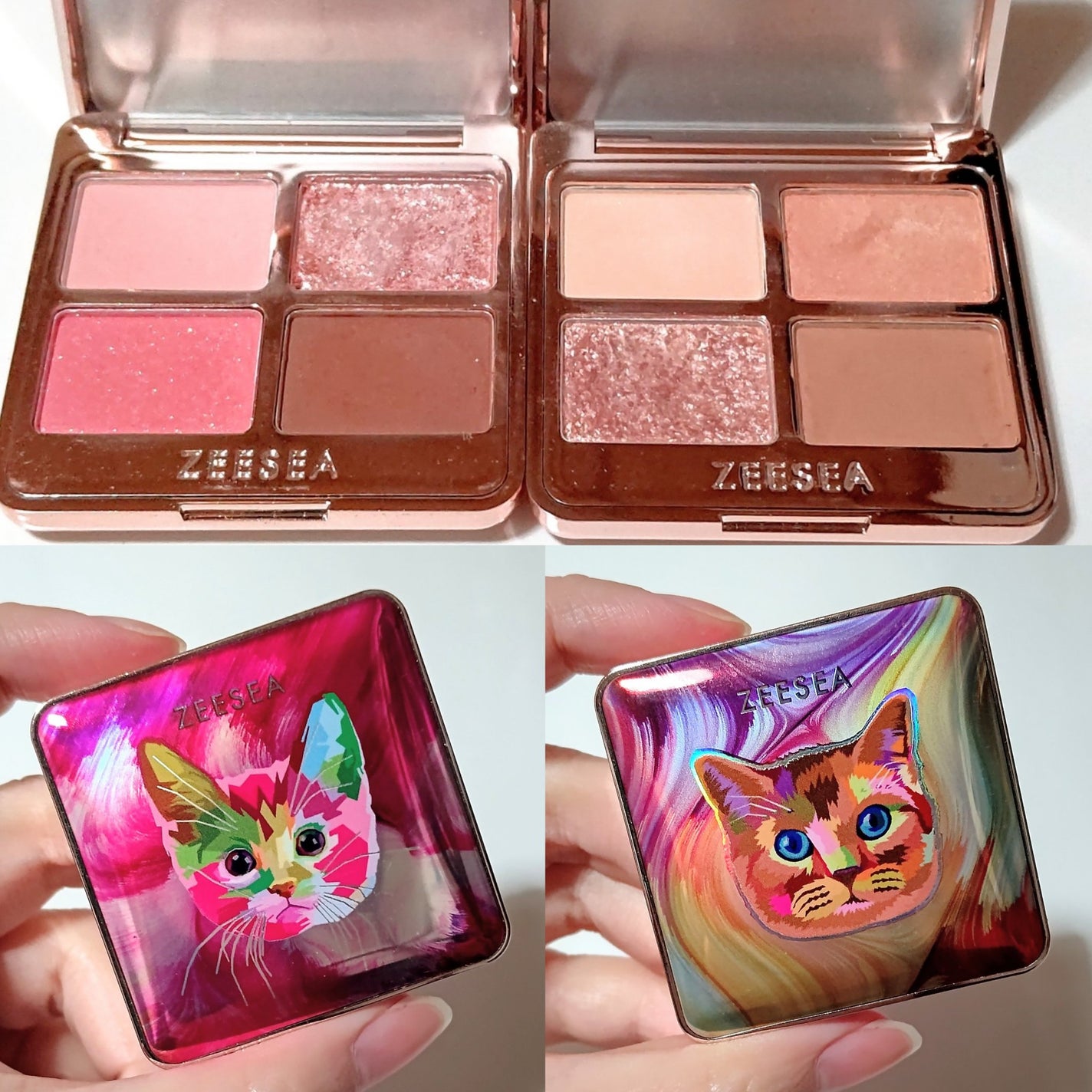アニマルアイシャドウ(4シェード)/ZEESEA/アイシャドウパレットを使ったクチコミ(2枚目)