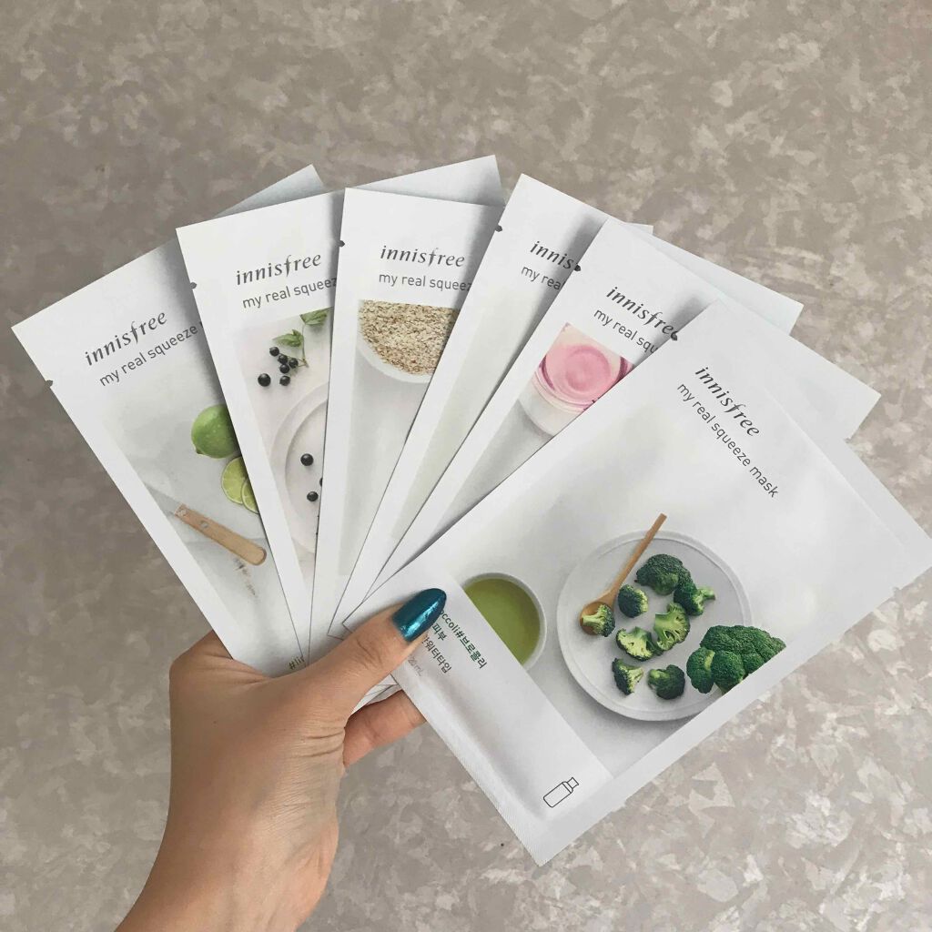 マイリアル スクイーズ マスクシート/innisfree/シートマスク・パックを使ったクチコミ（2枚目）