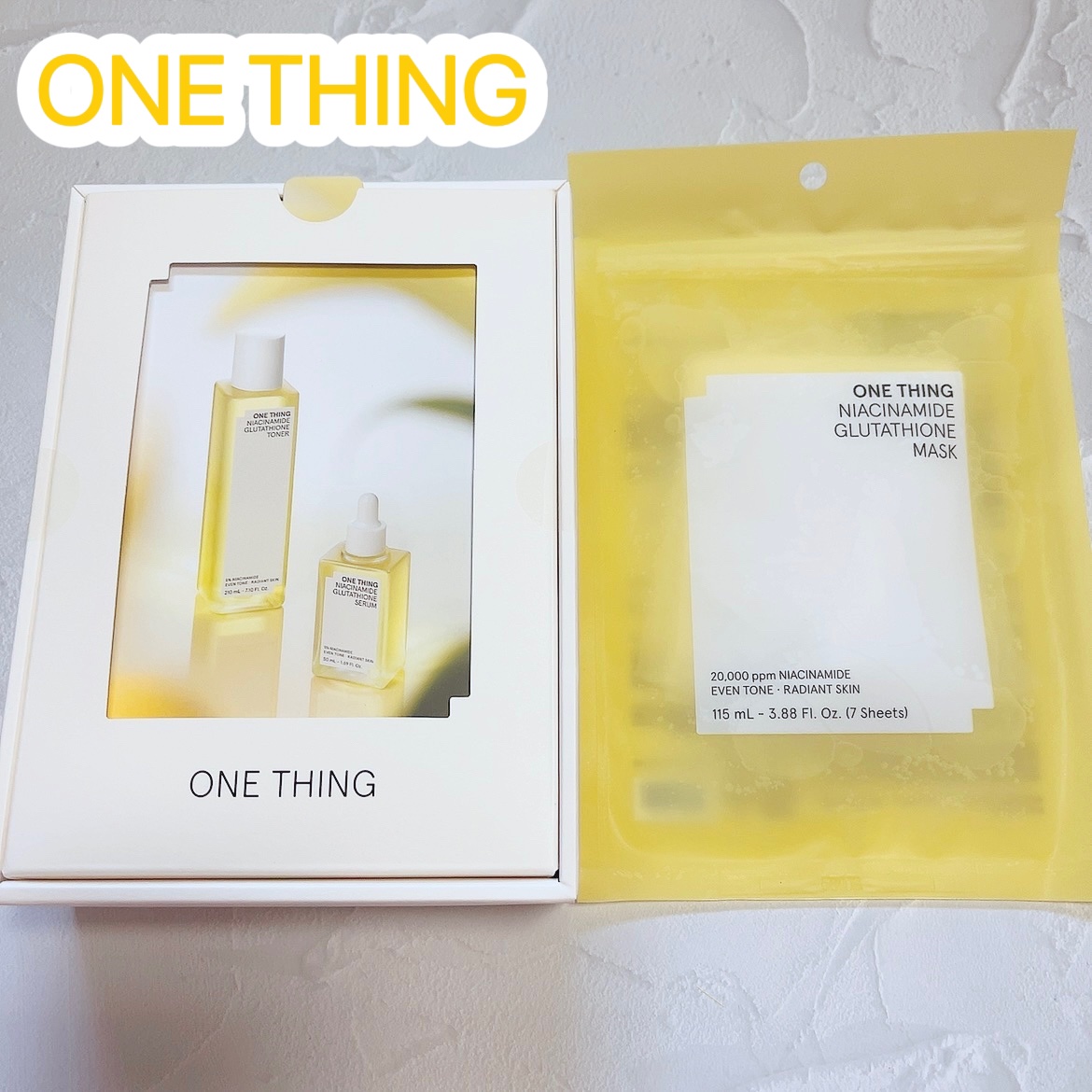 ナイアシンアミドグルタチオントナー/ONE THING/化粧水を使ったクチコミ（1枚目）