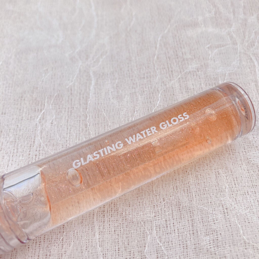 グラスティングウォーターグロス/rom&nd/リップグロスを使ったクチコミ(3枚目)