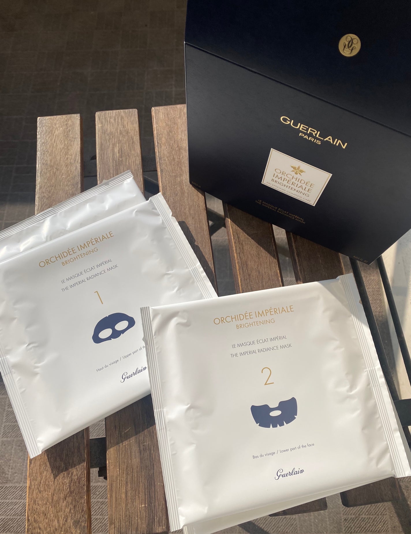 オーキデ アンペリアル ザ ラディアンス マスク/GUERLAIN/シートマスク・パックを使ったクチコミ(3枚目)
