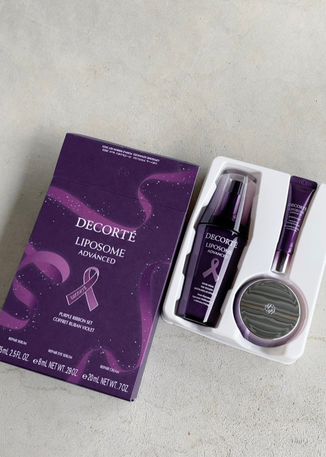 リポソーム アドバンスト パープルリボン セット 2023/DECORTÉ/スキンケアキットを使ったクチコミ(4枚目)