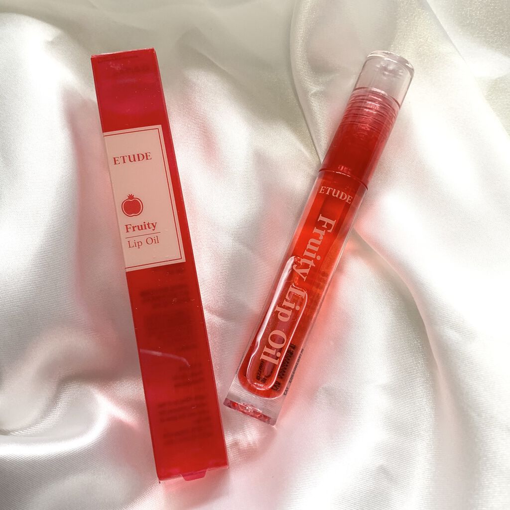 フルーティーリップオイル PO (ザクロ)/ETUDE/リップグロスを使ったクチコミ（2枚目）
