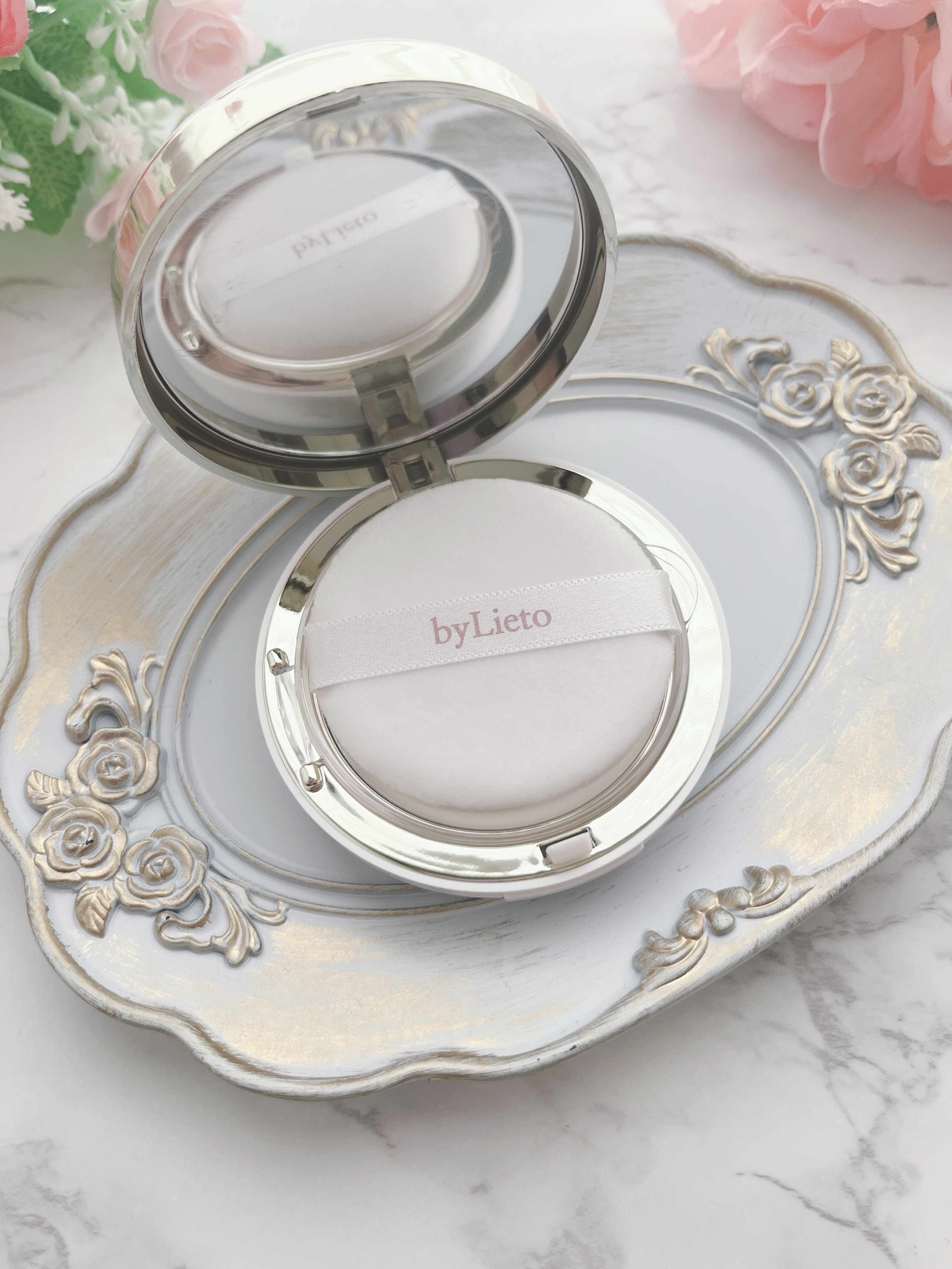 ハイドラセッティングパウダー/byLieto/プレストパウダーを使ったクチコミ（2枚目）