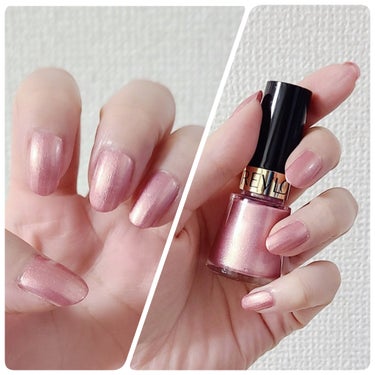 REVLON ネイル エナメルのクチコミ「REVLONのネイルエナメル！！
色は125ブラッシング💗

前回買った110ユニコーニコピア.....」（1枚目）