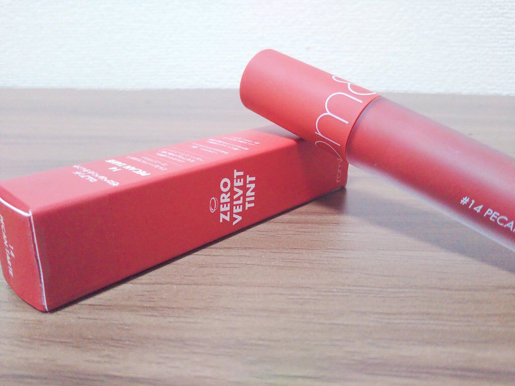 ゼロベルベットティント/rom&nd/リップティントを使ったクチコミ（2枚目）