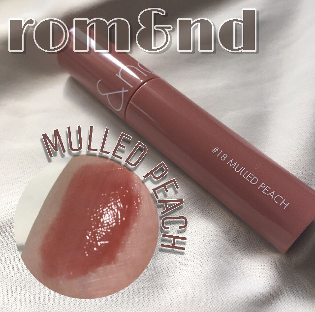 ジューシーラスティングティント/rom&nd/リップティントを使ったクチコミ（1枚目）