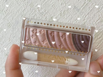 トーンアップアイシャドウ/CEZANNE/アイシャドウパレットを使ったクチコミ(1枚目)