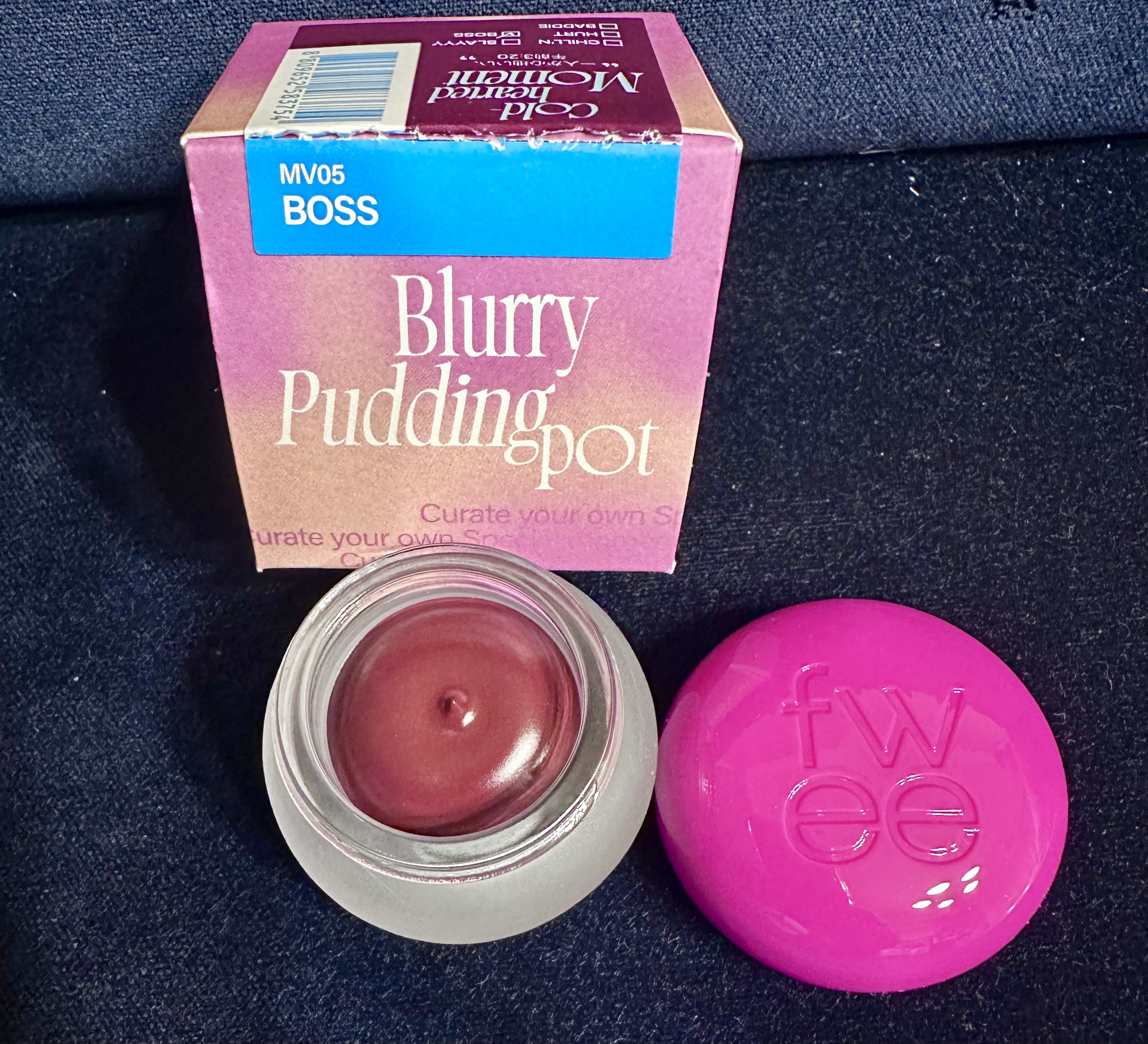 リップアンドチーク ブラーリープリンポット MV05 ボス/fwee/口紅を使ったクチコミ（1枚目）